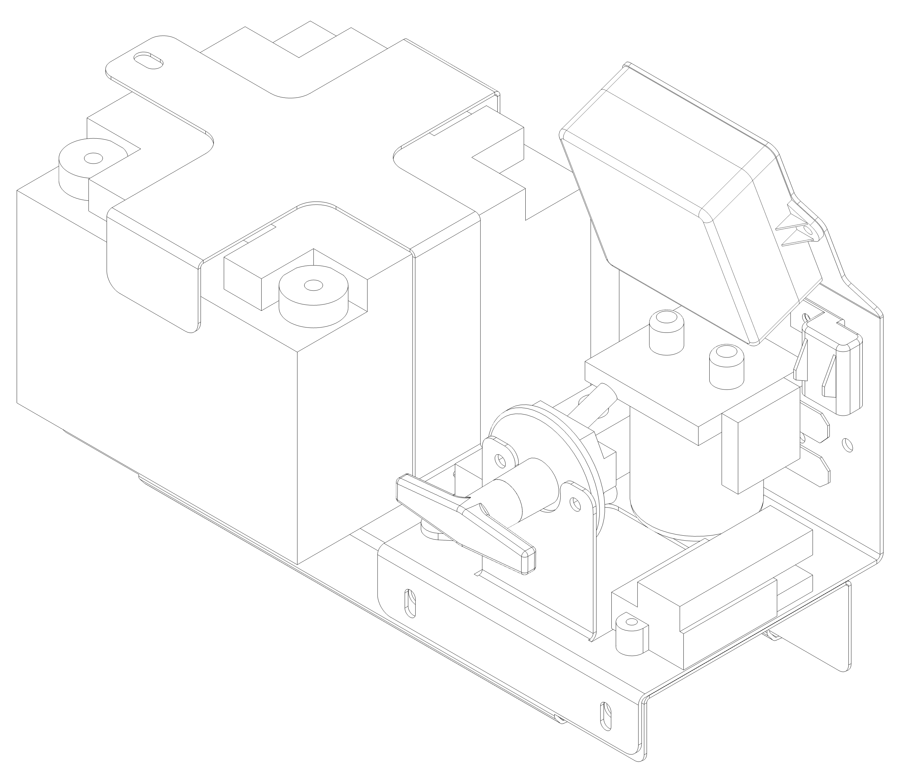 Fusion 360 drawing of the 12V auxiliary battery pack assembly