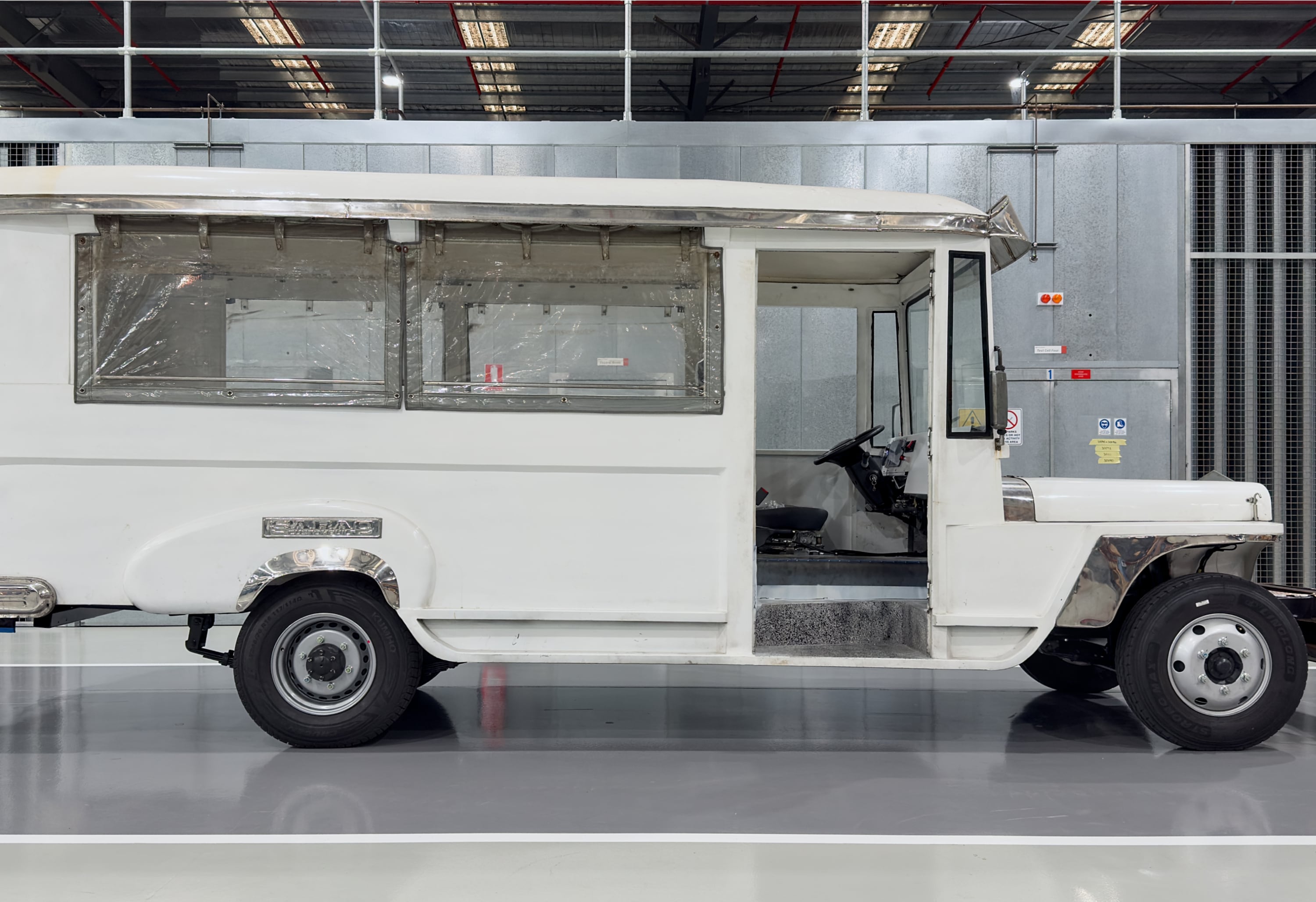 Filipino electric jeepney